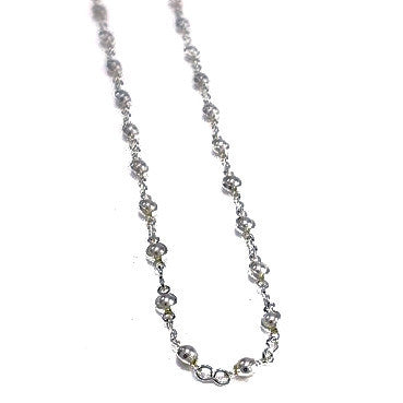 Silver Plated Mini Pearls Necklace